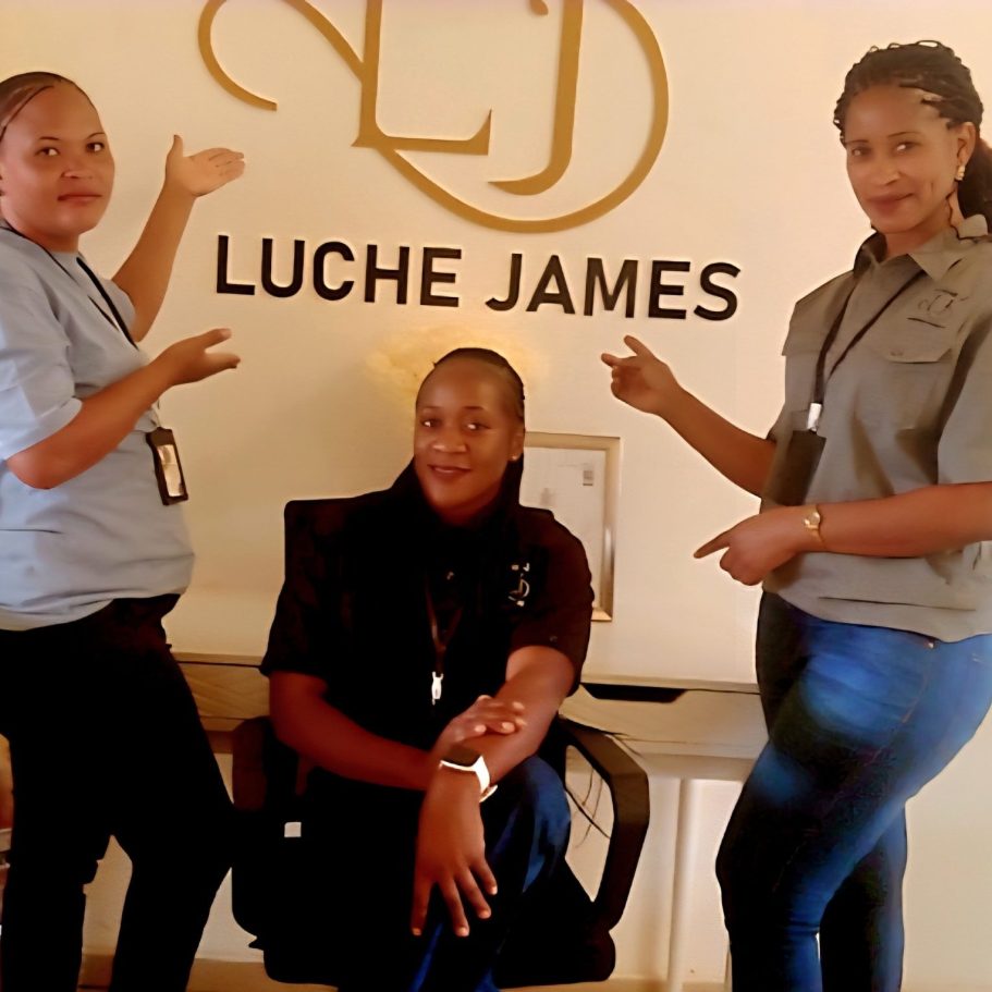 Zambia's Award winning Gospel Artist Ephraim visiting Luchejames Offices